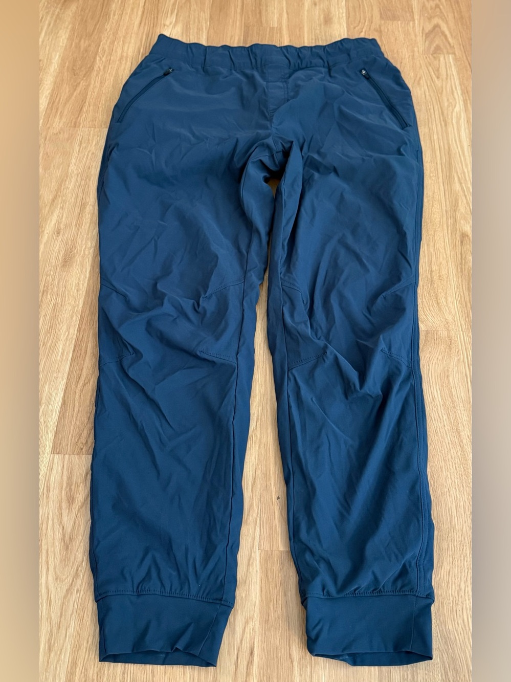 EUC Women’s Eddie Bauer Guide Pro Lined Water-Repellent Hiking Pants - Blue - 12